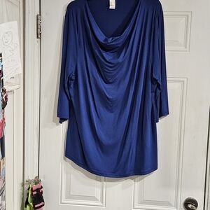 Elegant Blue Women's Top